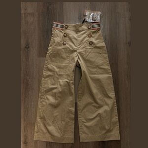 NWT Burberry Girls Youth Sz 10Y 140cm Tracy Trousers Pants Bottoms in Honey